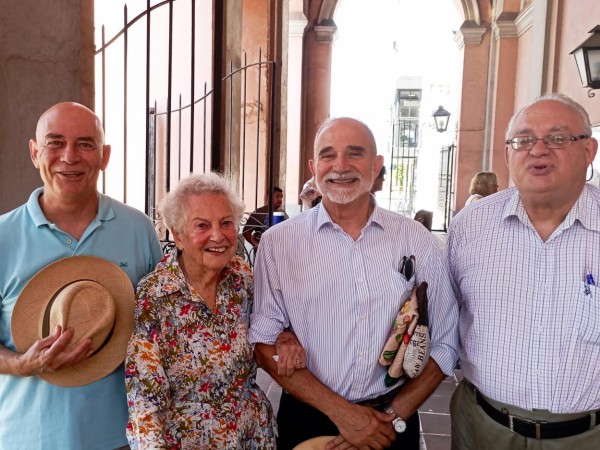 Doña Olga Burghi de Scasso, 102 años, maldonado, misa,