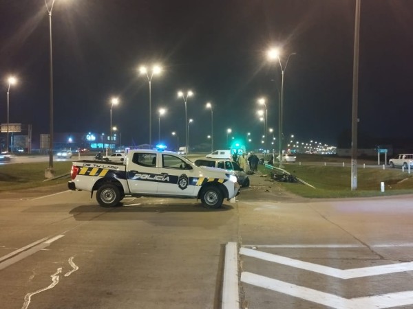 Motociclista murió esta madrugada al despistar en el ingreso a Pan de Azúcar
