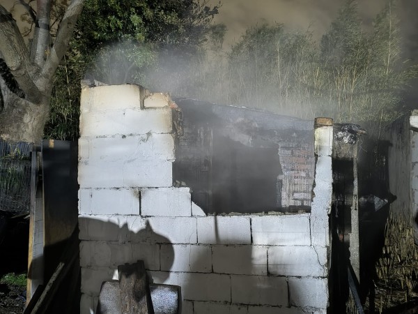 incendio,galpón,ritos,religiosos,Bomberos