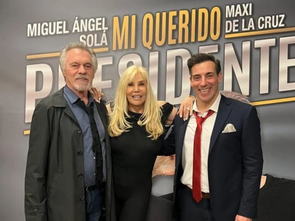 Susana Gimenez, Maxi de la cruz, Miguen Angel Solá, Enjoy