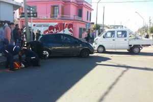 Cuatro personas lesionadas en tres siniestros viales
