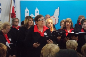 Coro de la Alegría fue homenajeado en San Carlos