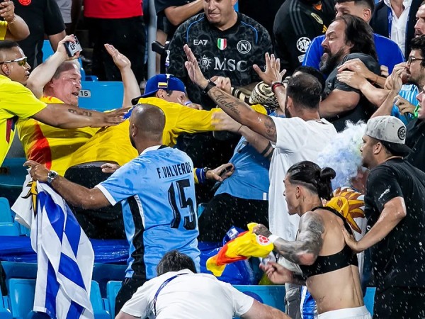 Conmebol abrió investigación por disturbios tras el partido de Uruguay ante Colombia