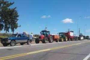Vigilia: productores de Maldonado se concentran en la rotonda de las rutas 9 y 39 y en otros puntos