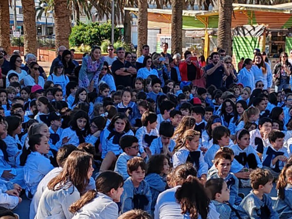 escuela No.5, aniversario, plaza Artigas,