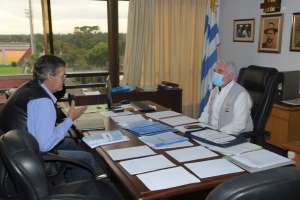 Intendente Bentancur se reunió con representante de periferiantes
