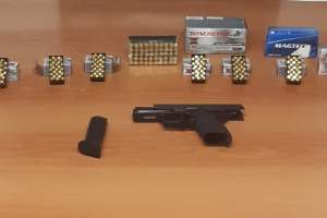 Le encontraron armas, municiones y droga en Ruta 37 y fue formalizado