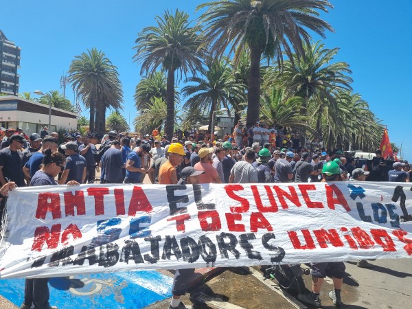 Sunca, Punta del Este, movilizaciones